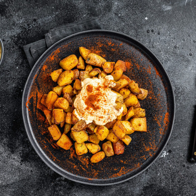 papas galeanas con salsa blanca