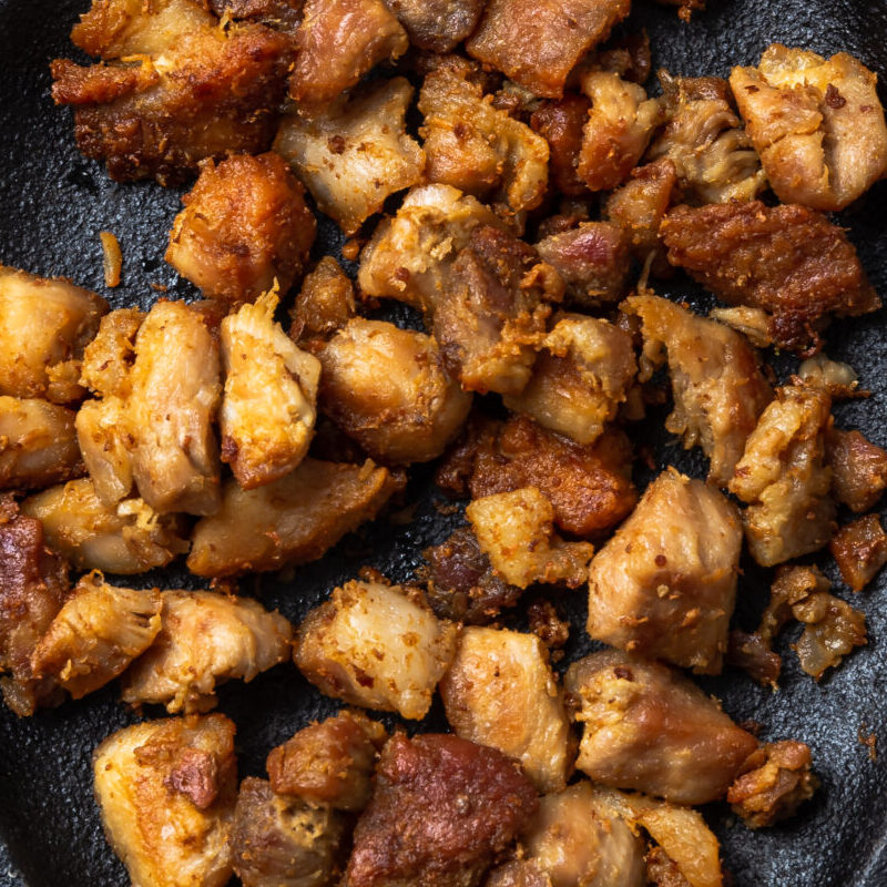 Receta de Chicharrón de Atún con Sopes y Mayonesa de Habanero