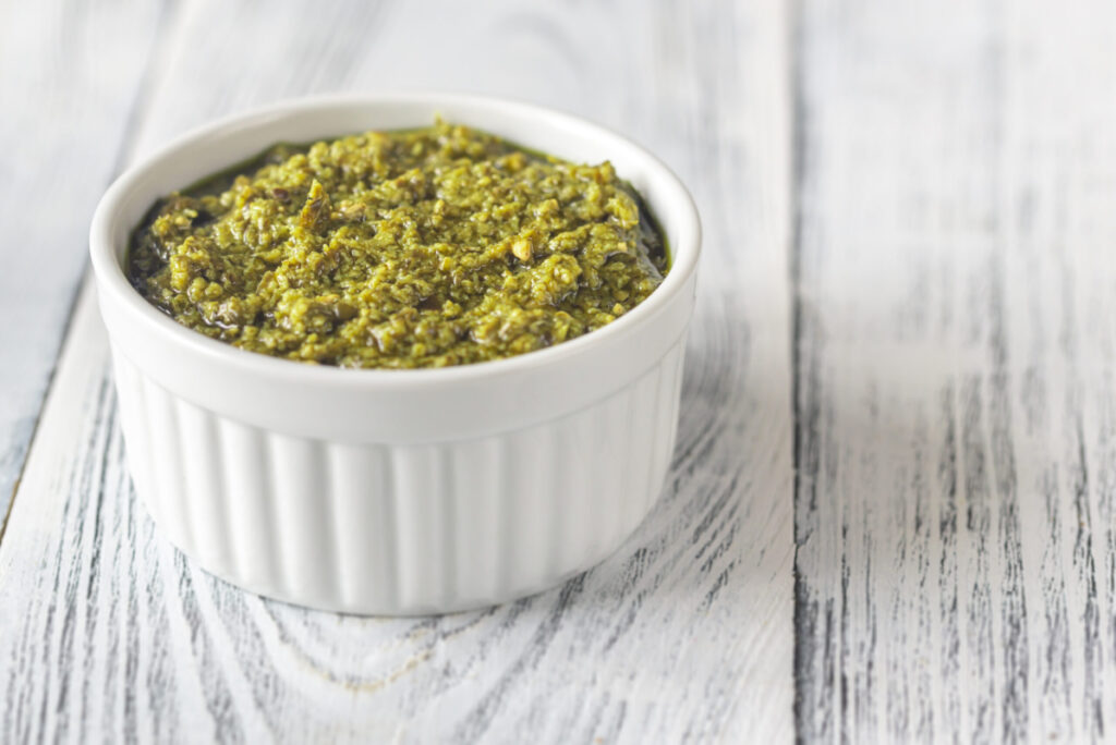 Receta de pesto con fresno pepper