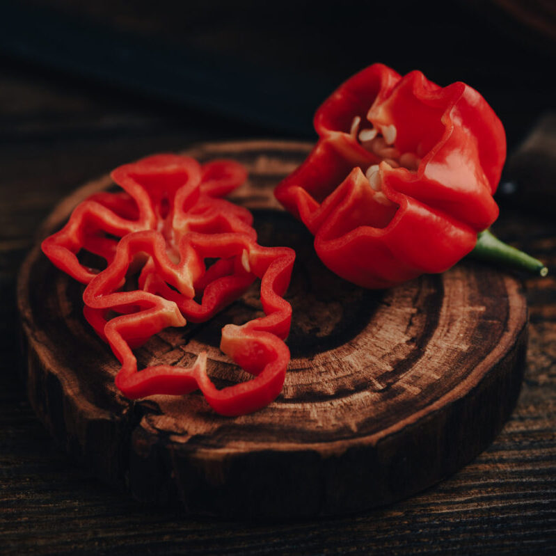 Chiles picantes - habanero rojo